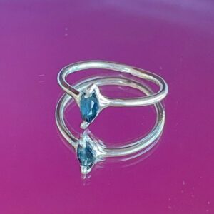 Itty Bitty Sapphire Ring 2