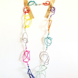 Knotted Necklace with Silver