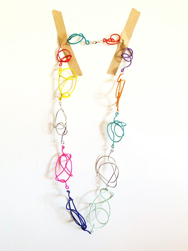 Knotted Necklace with Silver