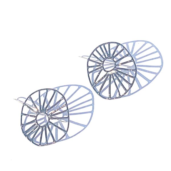 Orange Segment Earrings